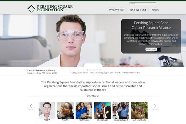 pershingsquarefoundation.org site used Psscra