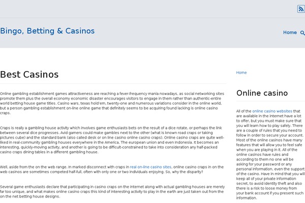 Tidy theme site design template sample