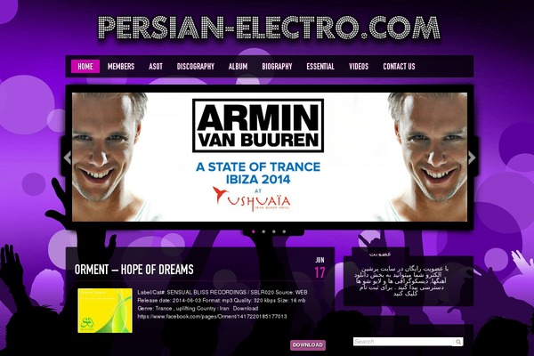 persian-electro.com site used Dancefloorv2_1