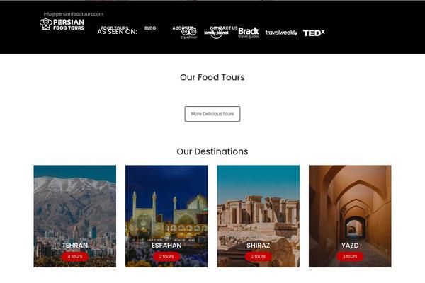 Traveler theme site design template sample