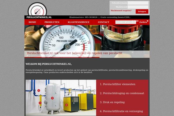 Storefront theme site design template sample