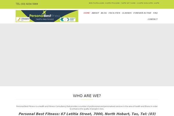 Fitness-wellness theme site design template sample