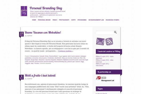 Pongsari theme site design template sample
