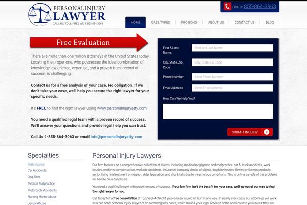 Site using Client Testimonials plugin