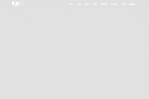 North-child theme site design template sample