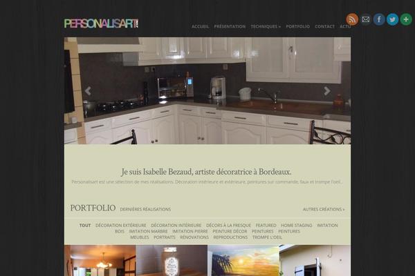 Flexible theme site design template sample