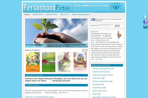 Lifestyle theme site design template sample