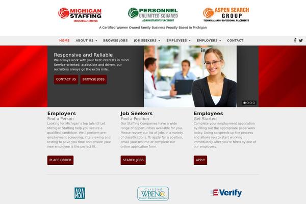 Canvas theme site design template sample