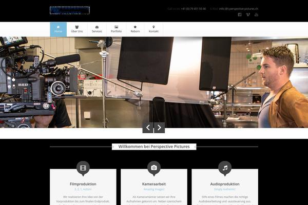 Metropolis theme site design template sample