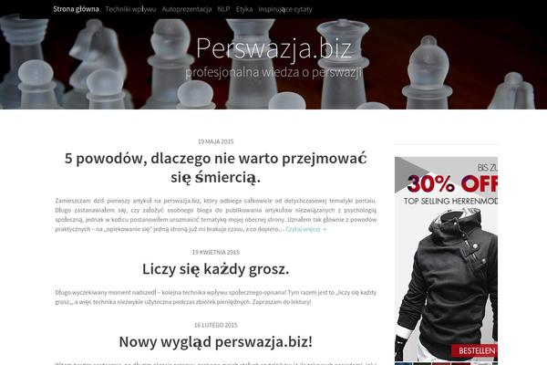 Frontpage theme site design template sample