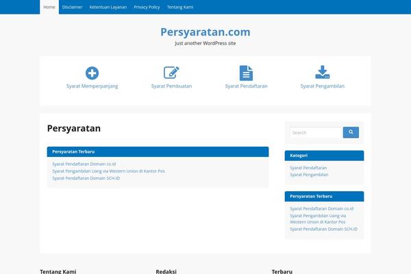 GovPress theme site design template sample