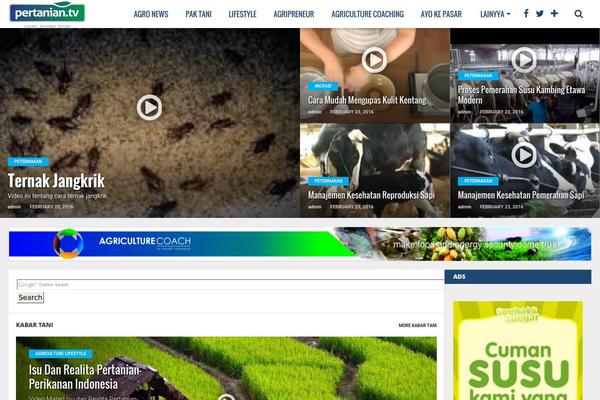 pertanian.tv site used Top News