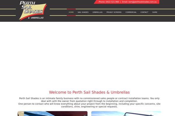 perthsailshades.com.au site used Perthsailshades
