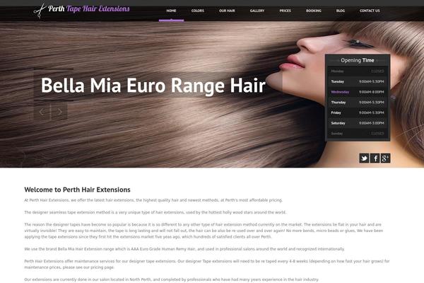 perthtapehairextensions.com.au site used Prefer Blog