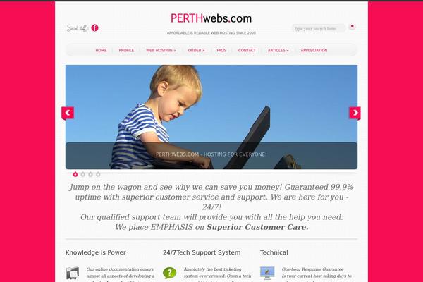 Simple’n’Bright theme site design template sample
