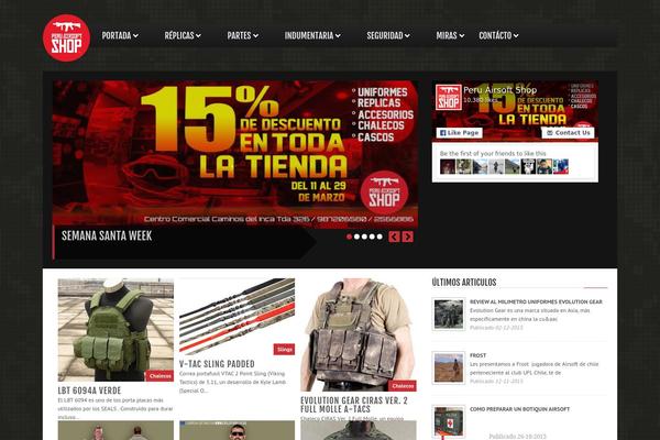 Frenzy theme site design template sample