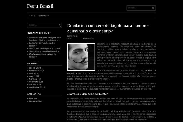 Coral Dark theme site design template sample