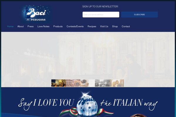 Baci theme websites examples
