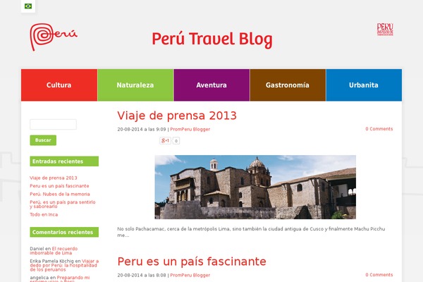 perutravelblog.net site used Tesorosdeperu