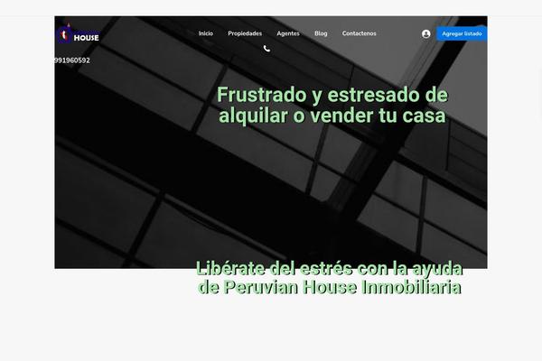 WP Residence theme site design template sample