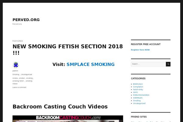 Twenty Sixteen theme site design template sample
