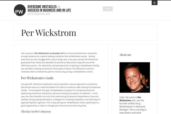 WordPress website example screenshot