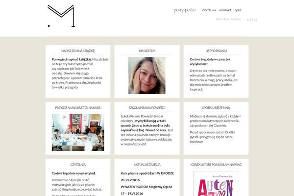 Feather theme site design template sample