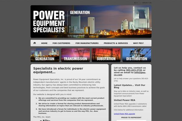 pes-co.com site used Pes
