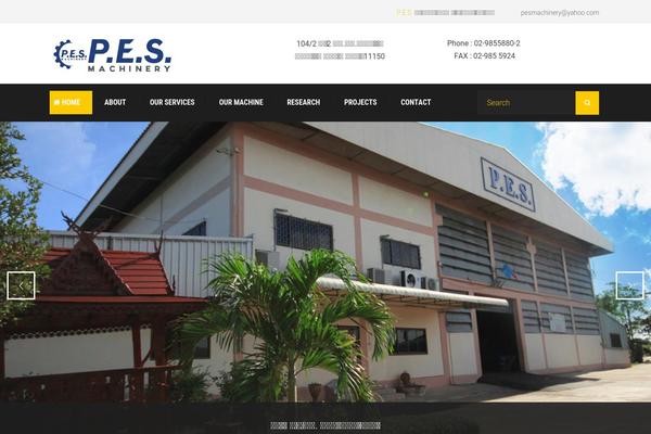 Site using Widgets in Columns plugin