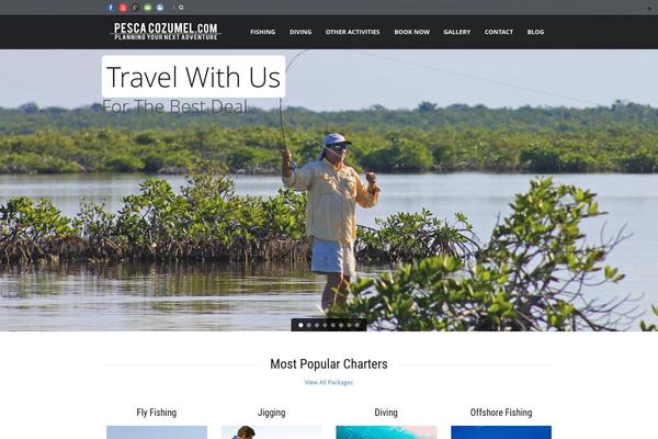 Vantage theme site design template sample