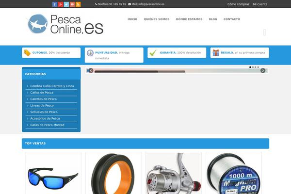 pescaonline.es site used Epimeteo_wp