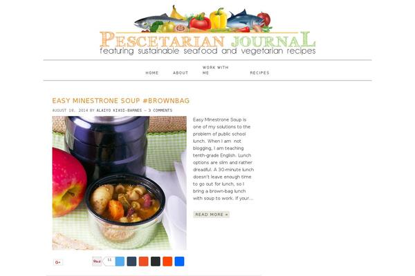 Foodie theme site design template sample