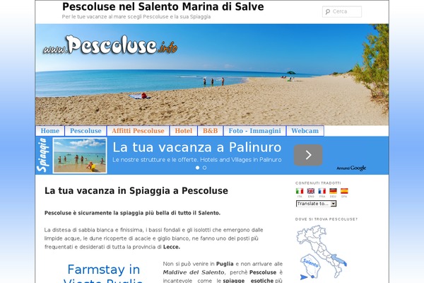 pescoluse.info site used Puglia