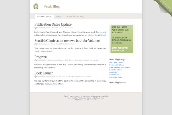 K2 theme site design template sample