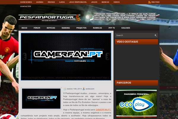 Game Star theme site design template sample