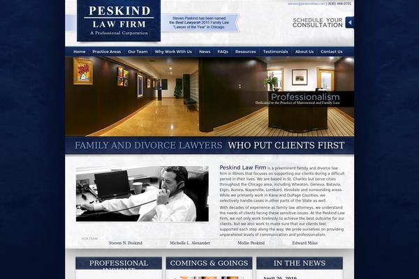 Vfs theme site design template sample