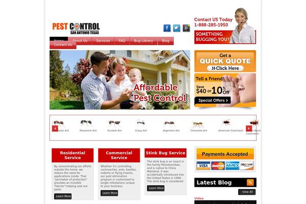 Spectrum theme site design template sample