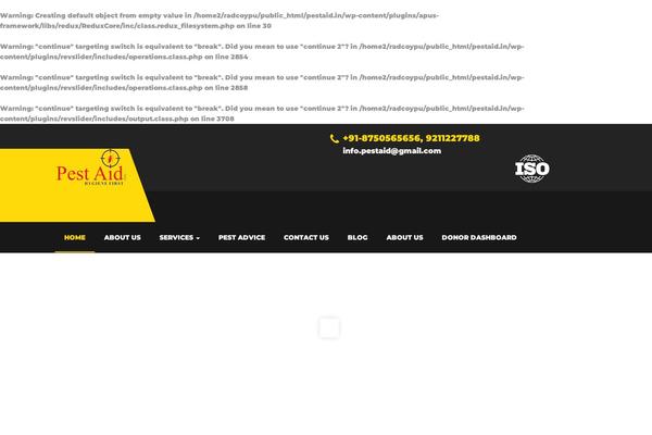 Site using Apus-simple-event plugin