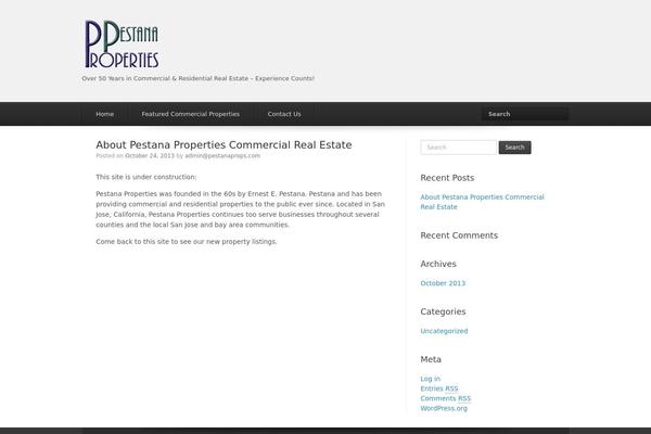 Estate theme site design template sample
