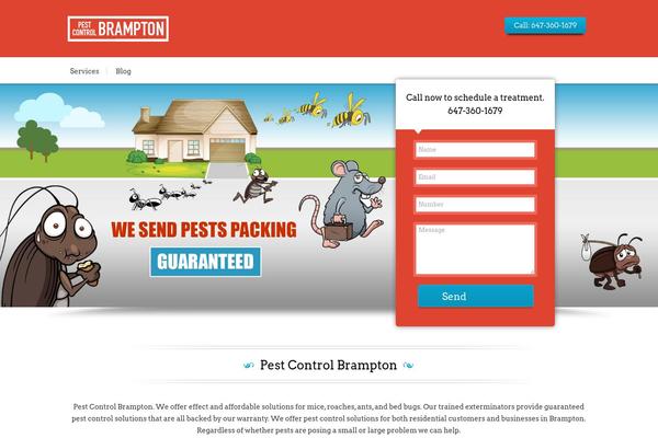 Blackriders theme site design template sample