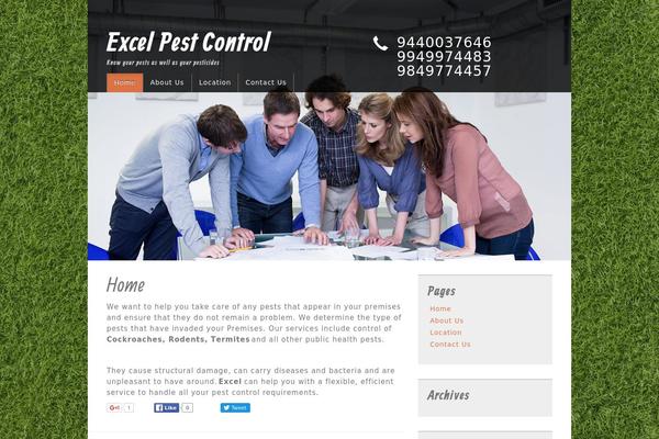 Graphene theme site design template sample