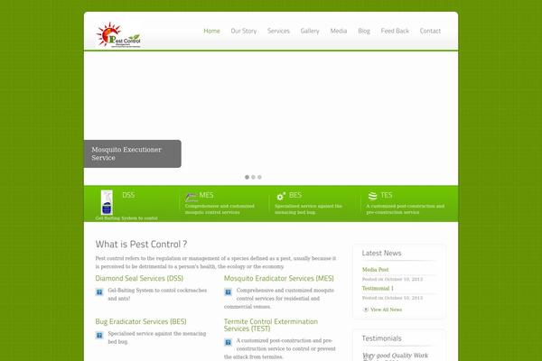 Ecobiz theme site design template sample