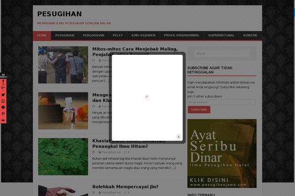 Site using WP Super Popup plugin