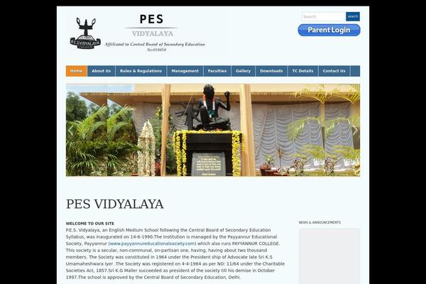Academica theme site design template sample