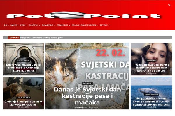 Newspaper theme site design template sample