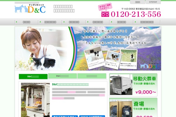 Dc theme site design template sample
