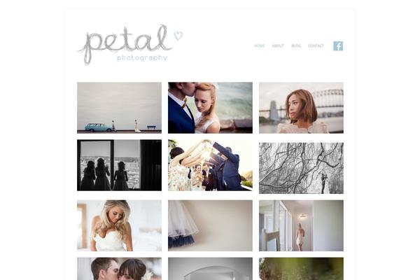Petal theme site design template sample