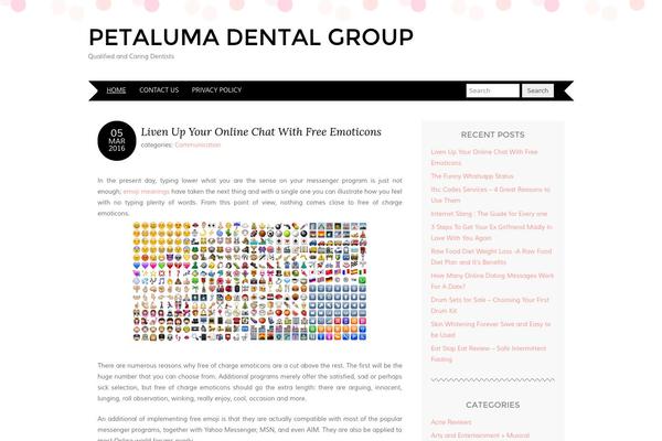petalumadentalgroup.net site used Adelle