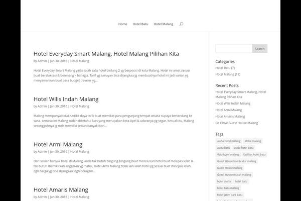 Nexus theme site design template sample