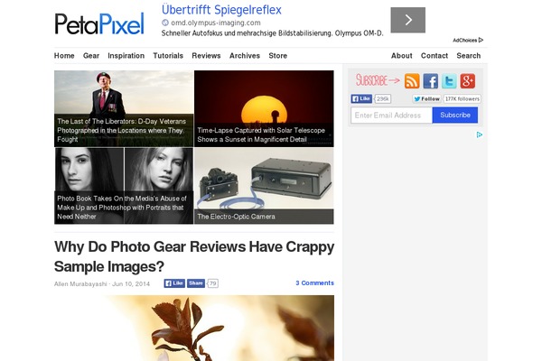 petapixel.com site used Petapixel-2017